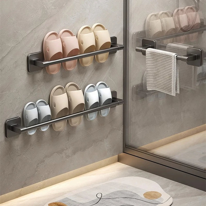 Bathroom Towel Holder Slipper Rack Holder