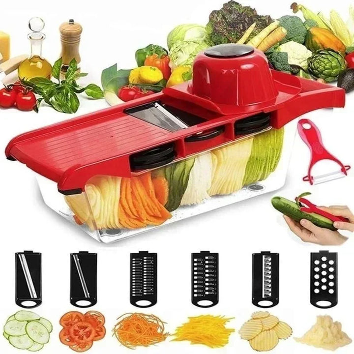 Kitchen Portable 6 in 1 Vegetable Slicer and Cutter