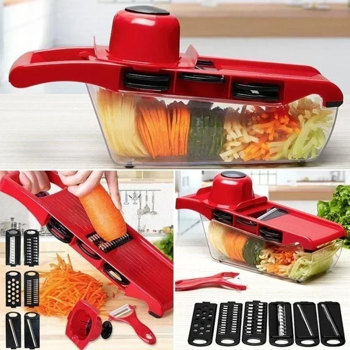 Kitchen Portable 6 in 1 Vegetable Slicer and Cutter