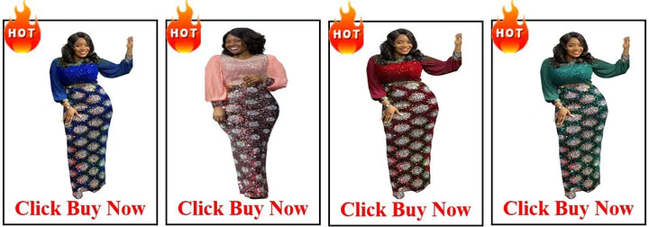 2 Piece Set African Dresses For Women Coat And Office Lady Dress 2024