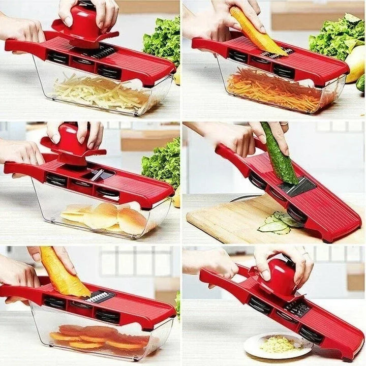 Kitchen Portable 6 in 1 Vegetable Slicer and Cutter