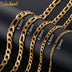 Hot Sale Stainless Steel Gold Color Figaro Chain