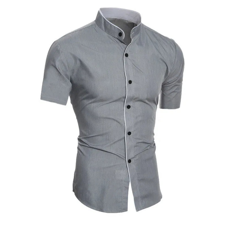 New men's commuting short sleeved shirt