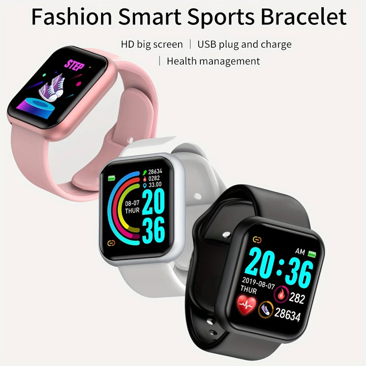 Smartwatch Men Women Wristwatches Message Fitness Monitor Bracelet