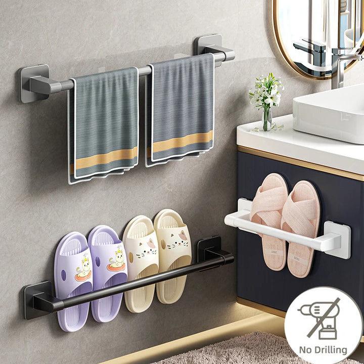 Bathroom Towel Holder Slipper Rack Holder