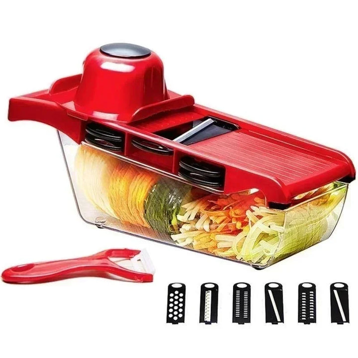 Kitchen Portable 6 in 1 Vegetable Slicer and Cutter