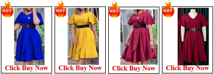 2 Piece Set African Dresses For Women Coat And Office Lady Dress 2024