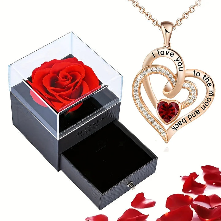 Luxury Love Heart Zircon Necklace for Women