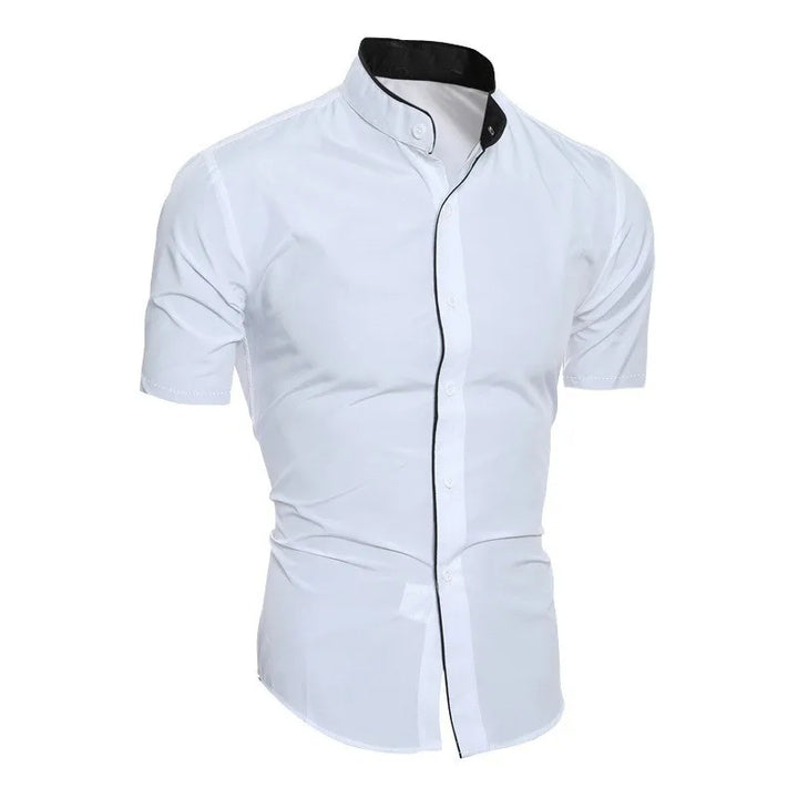 New men's commuting short sleeved shirt