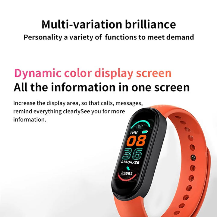 Waterproof Smart Watch Men Women Fitness Smart Bracelet B Pres Monitor